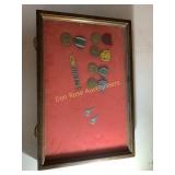 Military Medals and Display Case