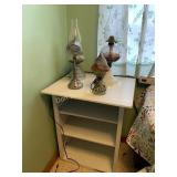 Lamps and Shelf