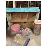 Dollhouse, PlaySkool Bricks and Accessories