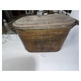 Copper Boiler tub with lid