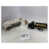 1935 Mack Diecast Tanker Bank--Shell