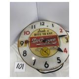 Dr Pepper clock