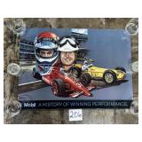 Mobil 'History of Winning Performance' poster