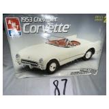1953 Corvette model 1/25 scale