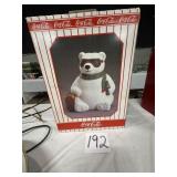 Coca Cola bear cookie jar