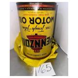 Penzoil Motor oil can--Leaks from bottom