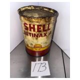 Shell grease can