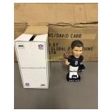 Box of David Carr Texans NFL Bobbleheac