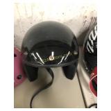 Black Full Open Face Helmet