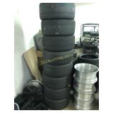 8 Hoosier Racing Track Slicks Tires