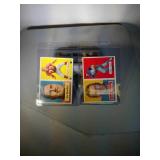 1957 Topps Football - lot of 2, numbers 6 and 8