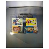 1957 Topps Football - lot of 2, numbers 17 and 18