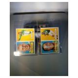 1957 Topps Football - lot of 2, numbers 25 and 37