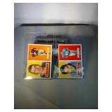 1957 Topps Football - lot of 2, numbers 55 and 56