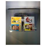 1957 Topps Football - lot of 2, numbers 61 and 62