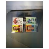 1957 Topps Football - lot of 2, numbers 74 and 77