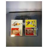 1957 Topps Football - lot of 2, # 75 & 83 rookie