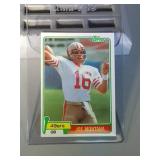 1981 Topps - Joe Montana #216 rookie