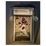 2007 UpperDeck BCCG 10 Gem Mint Adrian Peterson RC