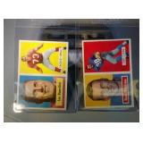 1957 Topps Football - lot of 2, numbers 6 and 8