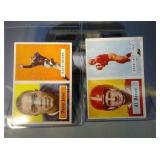 1957 Topps Football - lot of 2, numbers 19 and 24