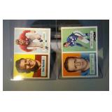 1957 Topps Football - lot of 2, numbers 74 and 77