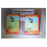 1971 Topps lot of 2 #39 George Blanda