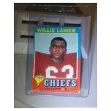 1971 Topps #114 Willie Lanier rookie card