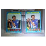 1971 Topps lot of 2 #120 Fran Tarkenton