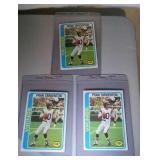 1978 Topps lot of 3 #100 Fran Tarkenton