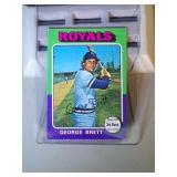 1975 Topps #228 Geroge Brett rookie card