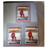 1990-91 Score lot of 3 #440 Eric Lindros rookies
