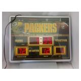 Green Bay Packer clock light