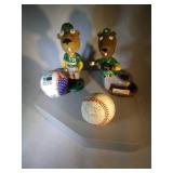 Wausau Woodchucks lot including 2 bobbleheads