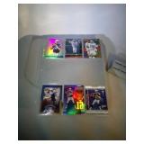 Payton Manning and Tom Brady 6 card lot