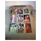 Jerry Rice 9 card lot