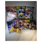 lot of magazines, Becketts, Fantasy Football and