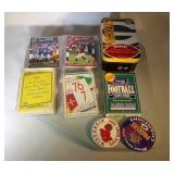 lot of NFL team sets, cards and buttons