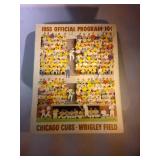 1955 Chicago Cubs program
