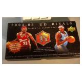 2004-05 Upper Deck Lebron James v Carmelo set