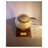Mo Vaughn autographed baseball with COA
