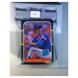 1987 Donruss BB Greg Maddux Rookie