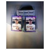 1989 Donruss BB Curt Schilling Rookie lot of 2