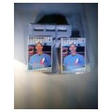 1989 Fleer BB Randy Johnson Rookie lot of 2