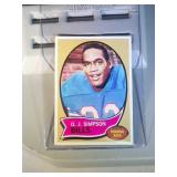 1970 Topps O.J. Simpson FB rookie