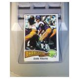 1975 Topps Dan Fouts FB rookie