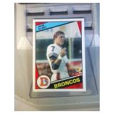 1984 Topps John Elway FB rookie