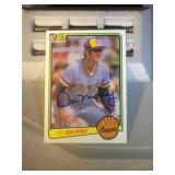 Autographed 1983 Donruss Don Money
