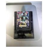 Brett Favre card on plaque