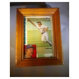 1984 Topps giant card in frame - Robin Yount